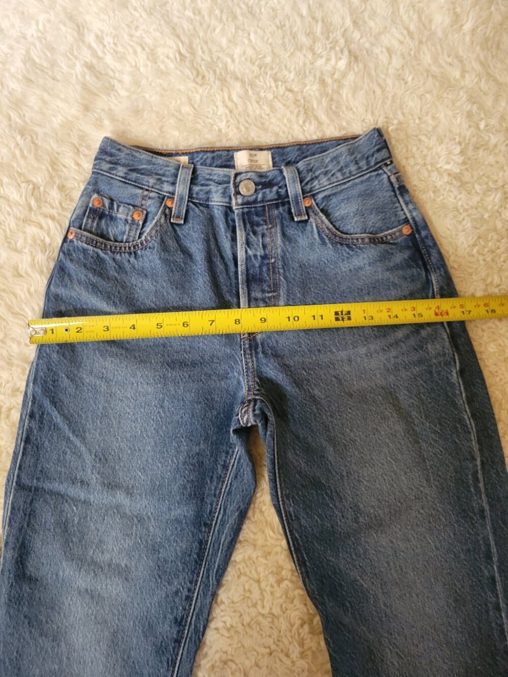 Levi's Lightweight 501 Cropped Jeans | Cotton Lyocell | 24" Inseam - Picture 9 of 16